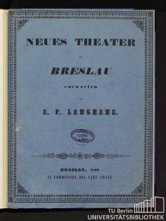 Neues Theater in Breslau