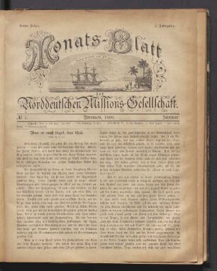 N° 1. 1890. Januar