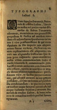 Persia seu regni Persici status : variaque itinera in atque per Persiam