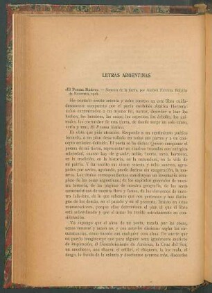 "El poema nativo"