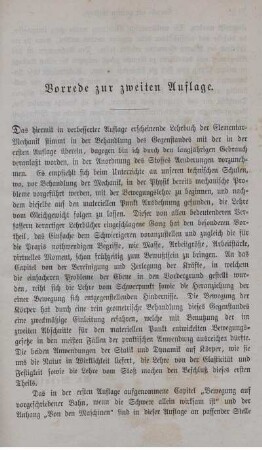 Vorrede zur zweiten und dritten Auflage.