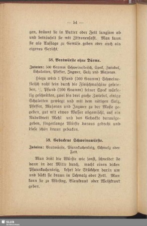 59. Gebackene Schweinswürste