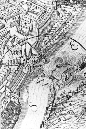 Görlitz. Vierradenmühle, aus: Während der Schwedenzeit 1639-1641