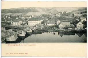 Fischendorf. Blick von Leisnig aus
