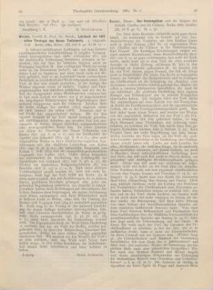 30-31 [Rezension] Bauer, Bruno, Das Urevangelium und die Gegner der Schrift: Christus und die Cäsaren