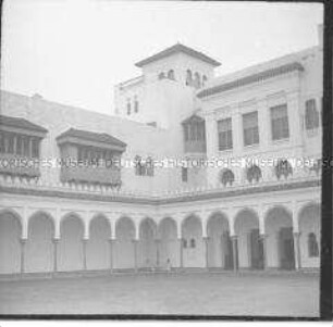 Innenhof einer Medina, Casablanca, Marokko