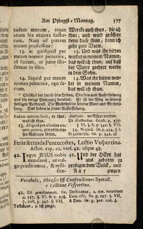 377-386, Am Pfingst-Montag; Am Pfingst-Dienstag