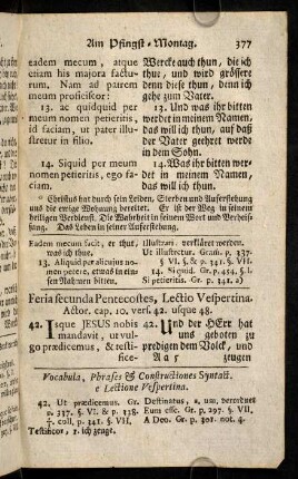 377-386, Am Pfingst-Montag; Am Pfingst-Dienstag