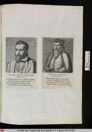 rechts: Ioachimus Camerarius.