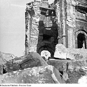 Dresden-Altstadt. Ruine der Frauenkirche
