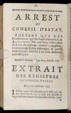 Arrest Du Conseil D´Estat