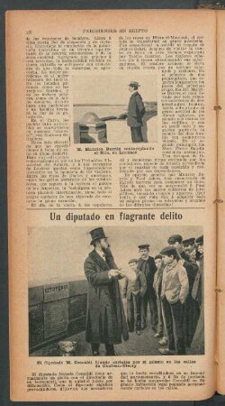 Un diputado en flagrante delito - [Dibujo]