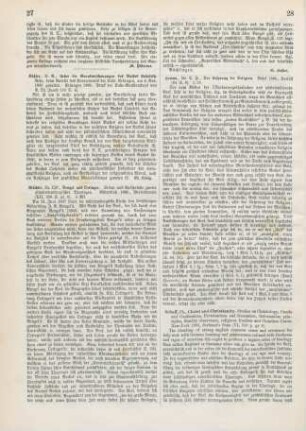 28-29 [Rezension] Schaff, Philip, Christ and Christianity