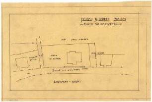 Billing, Hermann; Bretten, Heilbronnerstr. 3; Haus Dr. Gerber - Lageplan