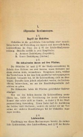 Instruktion für das Verfahren der Aerzte im Königreiche Bayern bei den gerichtlichen Untersuchungen menschlicher Leichen