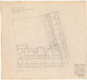 Park Hotel, Posen: Grundriss Dachgeschoss 1:100