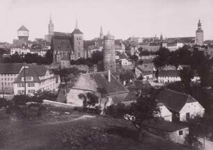 Bautzen. Stadtansicht von Südwesten