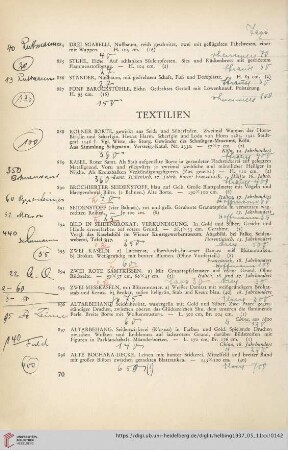 Textilien (Nr. 888-901)