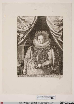 Bildnis Sophia, Markgräfin von Brandenburg-Bayreuth, geb. Herzogin zu Braunschweig-Celle
