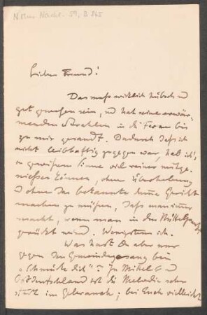 Brief an Friedrich Spitta : 24.05.1896
