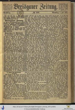 Nr. 151-176 (Juli 1871)