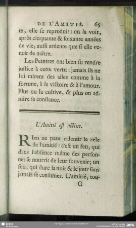 L' Amitié est active
