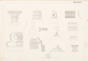 »Tektonik der Hellenen« (Tafelband, 2. Auflage Berlin 1874): Tafel 10: Kapitelle