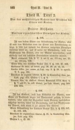 Titel 2. Von den wechselseitigen Rechten und Pflichten der Eltern und Kinder