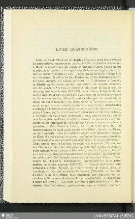 Livre quatorzième