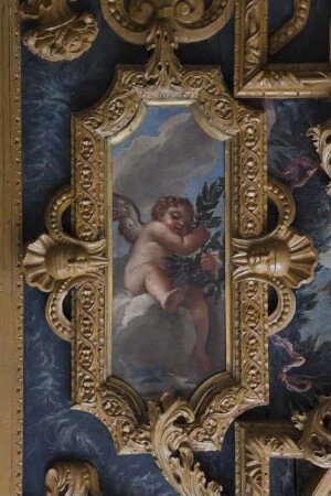 Putto mit Lorbeerzweig