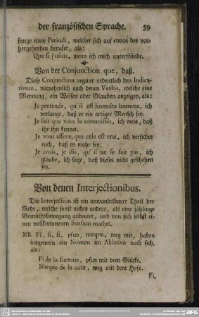 Von denen Interjectionibus