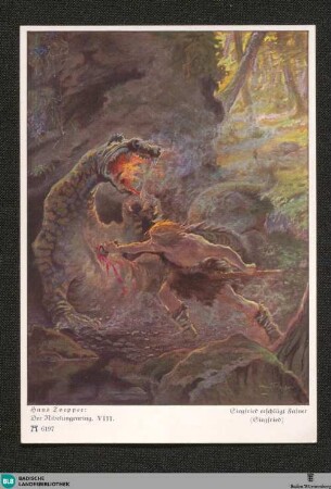 VIII: Siegfried erschlägt Fafner (Siegfried)