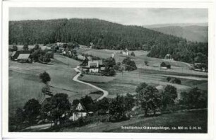 Schellerhau. Blick auf Schellerhau