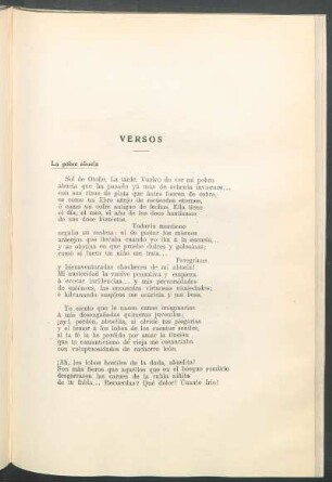 Versos : La pobre abuela [y] De luto [y] Alegría exterior