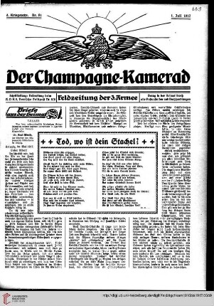 Hefte 81-85, Juli 1917