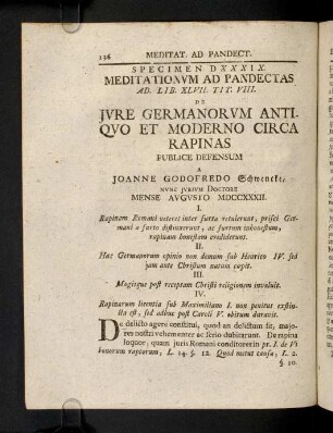136-152, Spec. 539. De Iure Eermanorum antiquo & ...