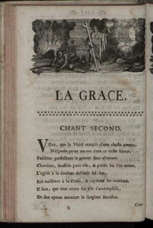 La Grace, Chant Second. / Die Gnade. Zweyter Gesang.