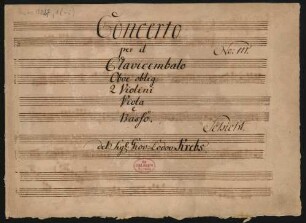 Konzerte; cemb, orch; h-Moll; Krebs-WV 204