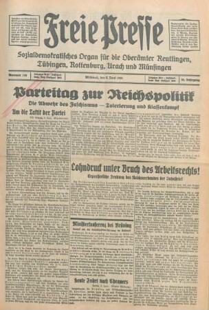 Freie Presse 1931 (Nr. 126)