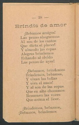 Brindis de amor