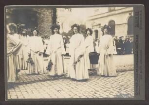 1900 Jahrfeier der Hermannsschlacht / Festzug. Detmold. Ansichtskarte. Papierabzug