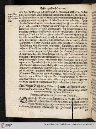 An Mosen Buch von Valentia