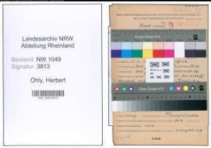Entnazifizierung Herbert Ohly , geb. 18.04.1890 (Anwalt)
