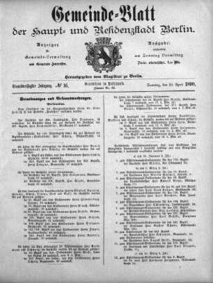 1890,16: No. 16, 20. April 1890