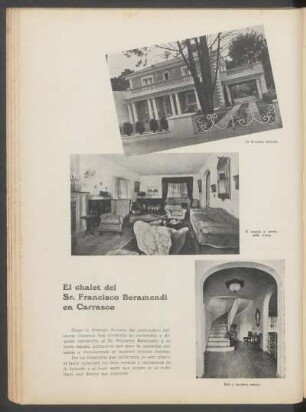 El chalet del Sr. Francisco Beramendi en Carrasco