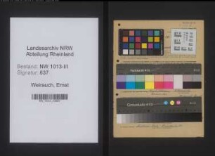 Entnazifizierung Ernst Weirauch , geb. 24.02.1895 (Schlosser)