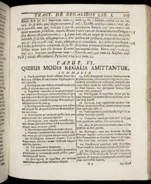 Caput. VI. Quibus Modis Regalia Amittantur