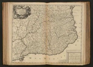Principauté De Catalogne ou sont Compris Les Comtés De Roussillon Et De Cerdagne : divisées en leurs Vigueries