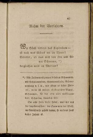 Ruhm der Vorfahren