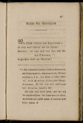 Ruhm der Vorfahren